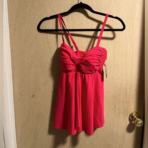 Profile by Gottex size 6 raspberry tankini nwt